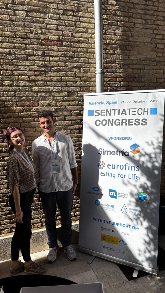 Mihaela and Ioannis at SENTIATECH